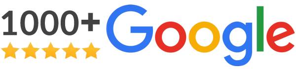 Chiropractic Coral Springs FL 1000 Google Reviews Dark A graphic reading "1000+ 5-Star Google Reviews"