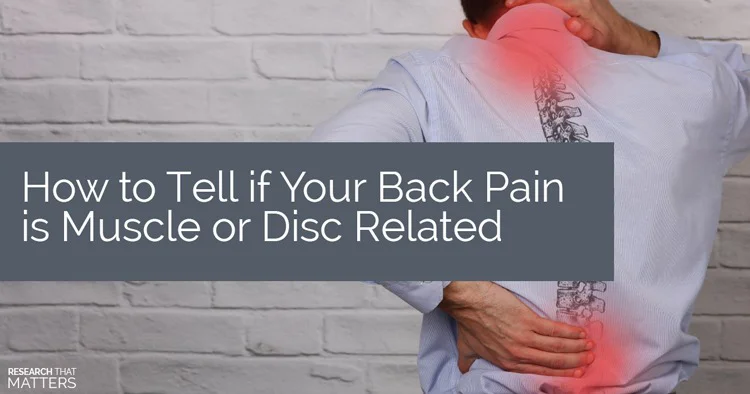 How To Tell If Your Back Pain Is Muscle Or Disc Related